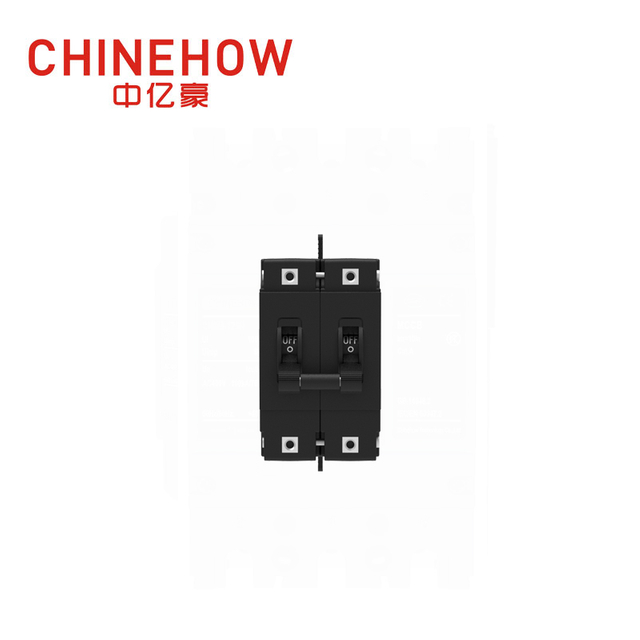 CVP-FR قواطع دوائر مغناطيسية هيدروليكية ذات مقبض طويل لكل قطب مع مسمار M6 وحواجز طرفية 2P 