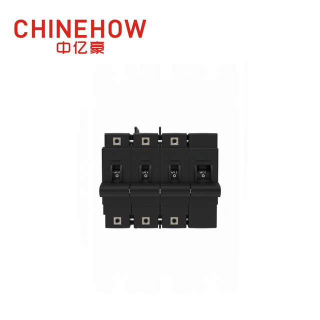 CVP-FR قواطع دوائر مغناطيسية هيدروليكية ذات مقبض طويل مع برغي M5 وحواجز طرفية 3P + جهاز تحكم عن بعد 